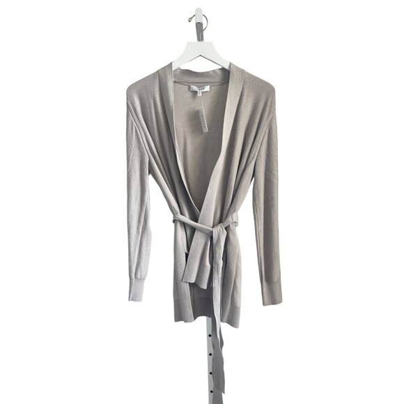 Milly Grey Taupe Glitter Sequin Accents Wrap Set - Picture 4 of 11